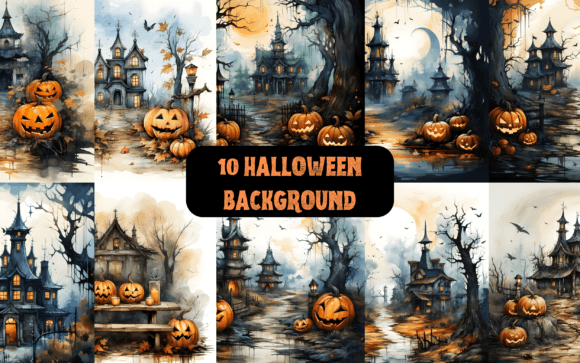 10 Halloween Backgrounds: Essential Digital Papers