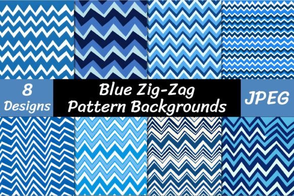 Blue Zig Zag Pattern Backgrounds: Your New Design Secret Weapon