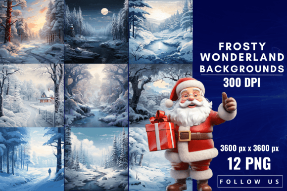 Frosty Wonderland Backgrounds: Capturing Winter's Magic