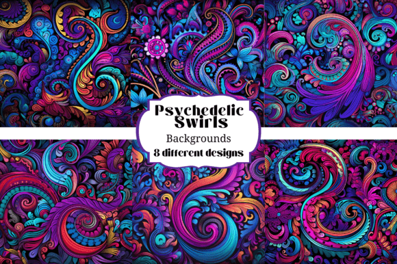 Psychedelic Swirls Paisley Backgrounds: Unlocking Vibrant Design