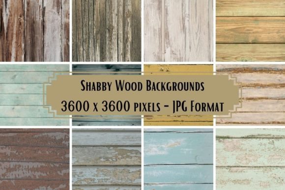Shabby Wood Backgrounds: A Designer's Texture Toolkit