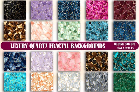 The Allure of Luxury Quartz Fractal Backgrounds