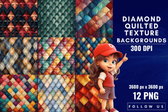 Timeless Elegance: Using Diamond Quilted Texture Backgrounds
