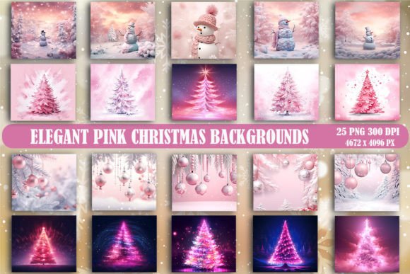 Transform Your Holiday Projects with Elegant Pink Christmas Backgrounds