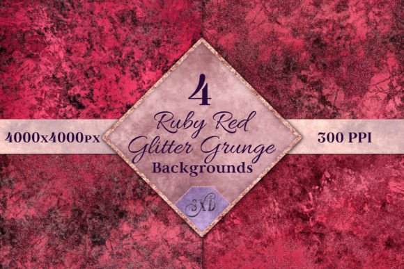 Unleashing Bold Energy with Ruby Red Glitter Grunge Backgrounds