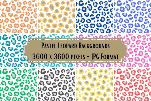 Unlock Creative Potential with Pastel Leopard Backgrounds