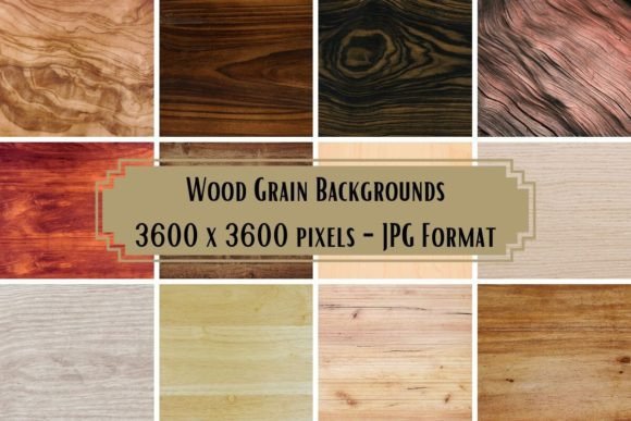 Wood Grain Backgrounds: Digital Papers for Authentic Design